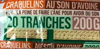 Craquelins au son d'avoine