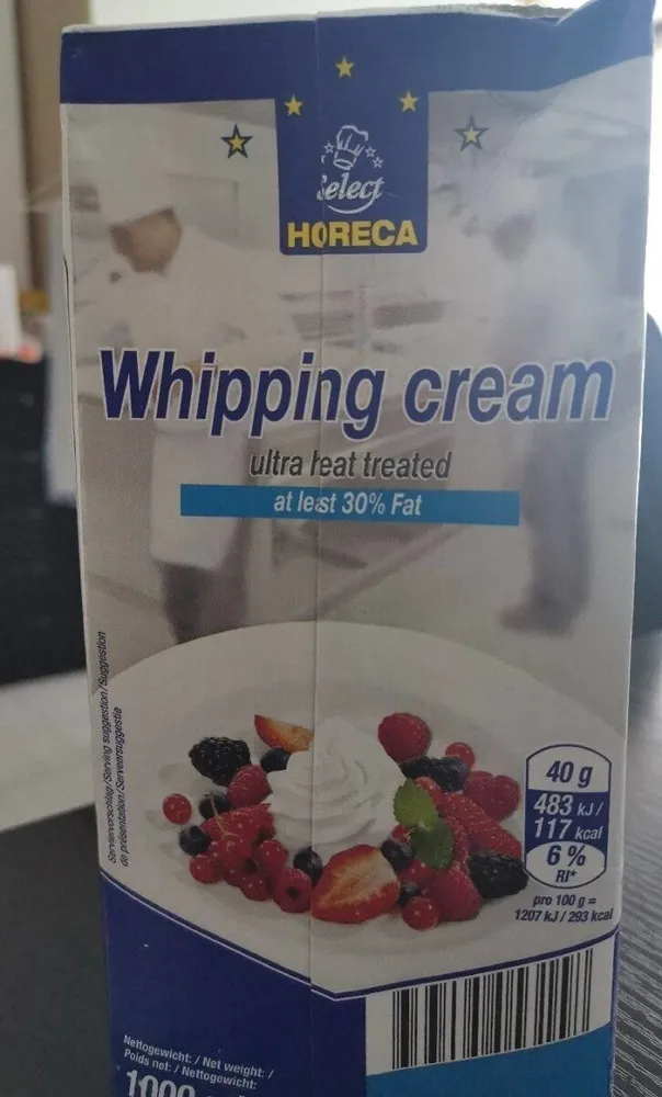 Whipping cream