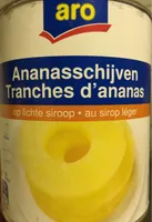 Tranches d'ananas au sirop léger