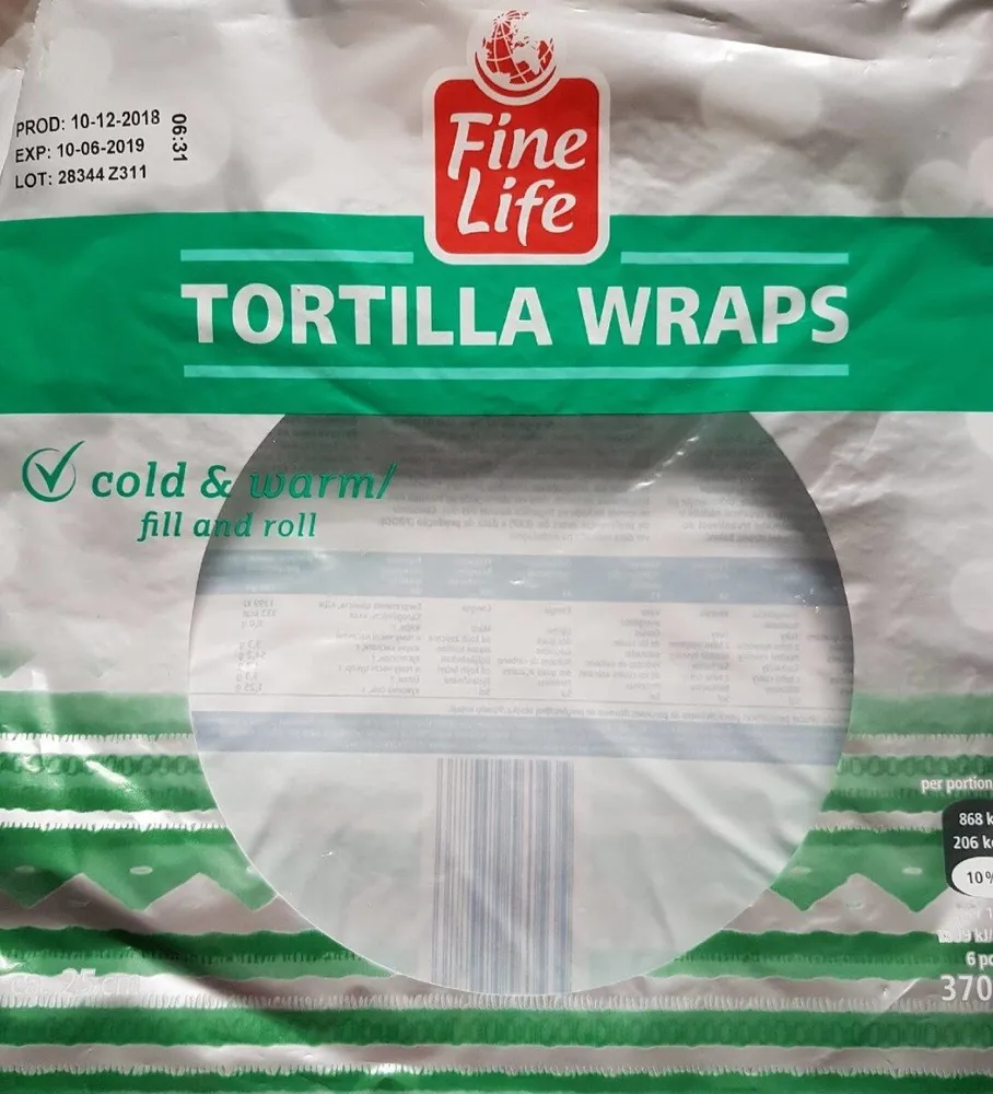 Tortilla wraps