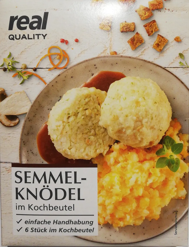 Semmelknödel im Kochbeutel
