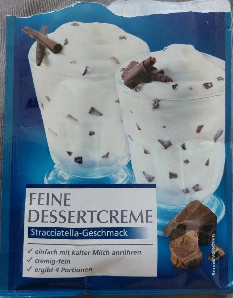 Crème dessert stracciatella