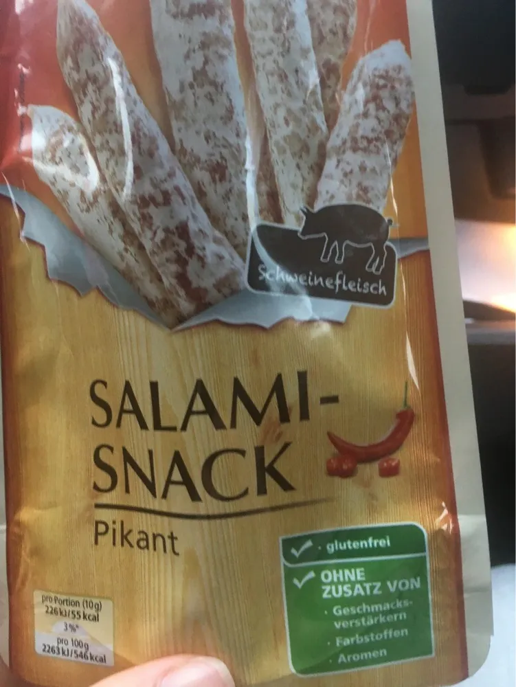 Salami Snack, Pikant