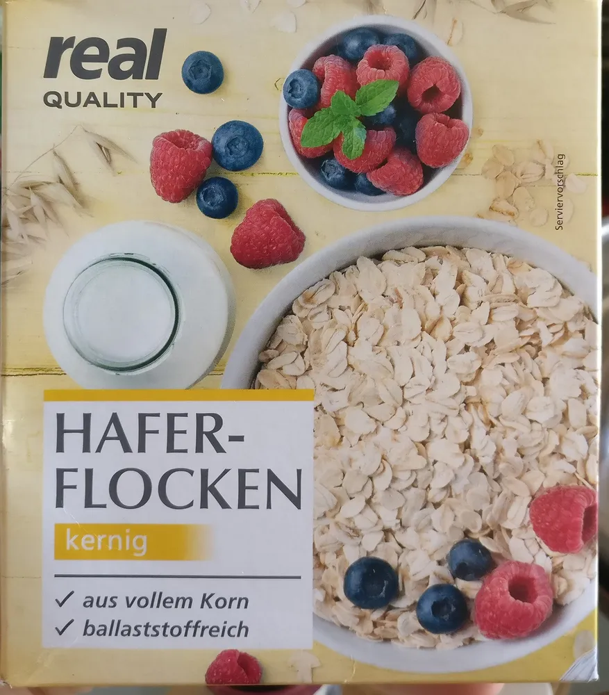 Vollkorn Hafer Flocken