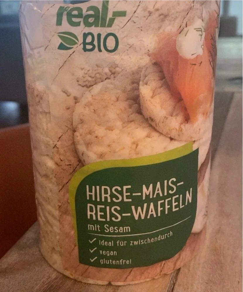 Hirse-Mais-Reis-Waffeln
