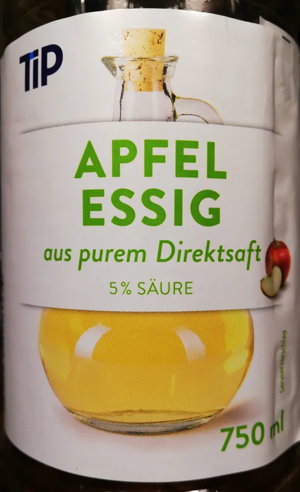 Apfel Essig 5% Säure