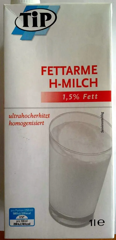Fettarme H-Milch
