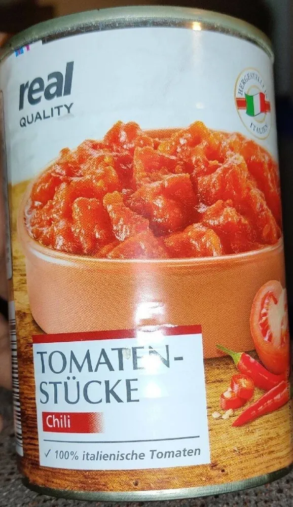 real Tomaten Stücke Chili