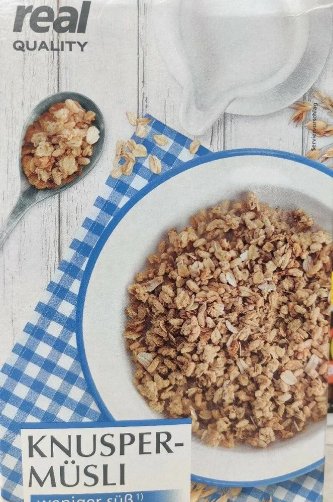 Knusper-müsli, Weniger Süß