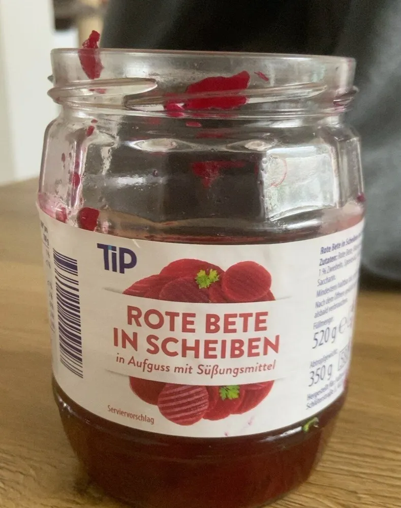 Rote Bete in Scheiben