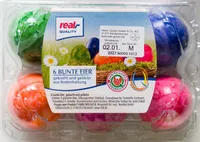 6 bunte Eier