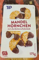 Mandelhörnchen mit Zartbitterschokolade