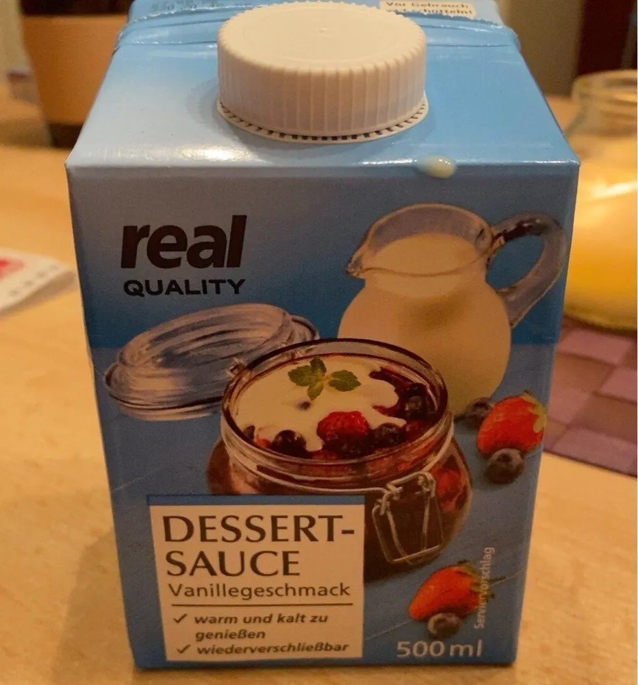 Dessert sauce vanillegeschmack