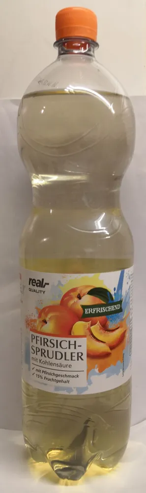 real,- Quality Pfirsichsprudler