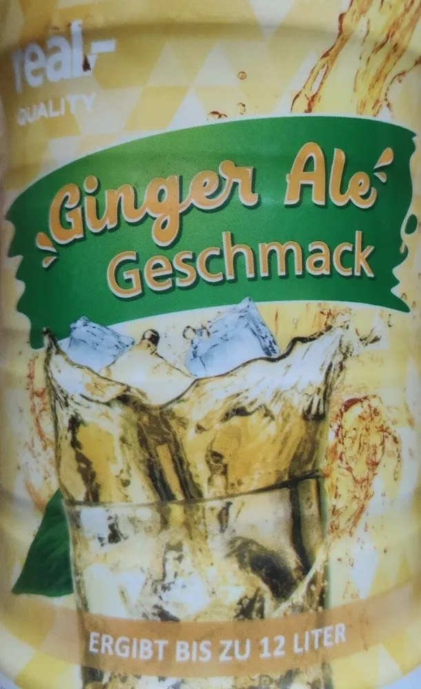 Sirup Ginger Ale Geschmack