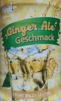 Sirup Ginger Ale Geschmack