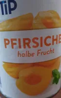 Pfirsiche halbe frucht