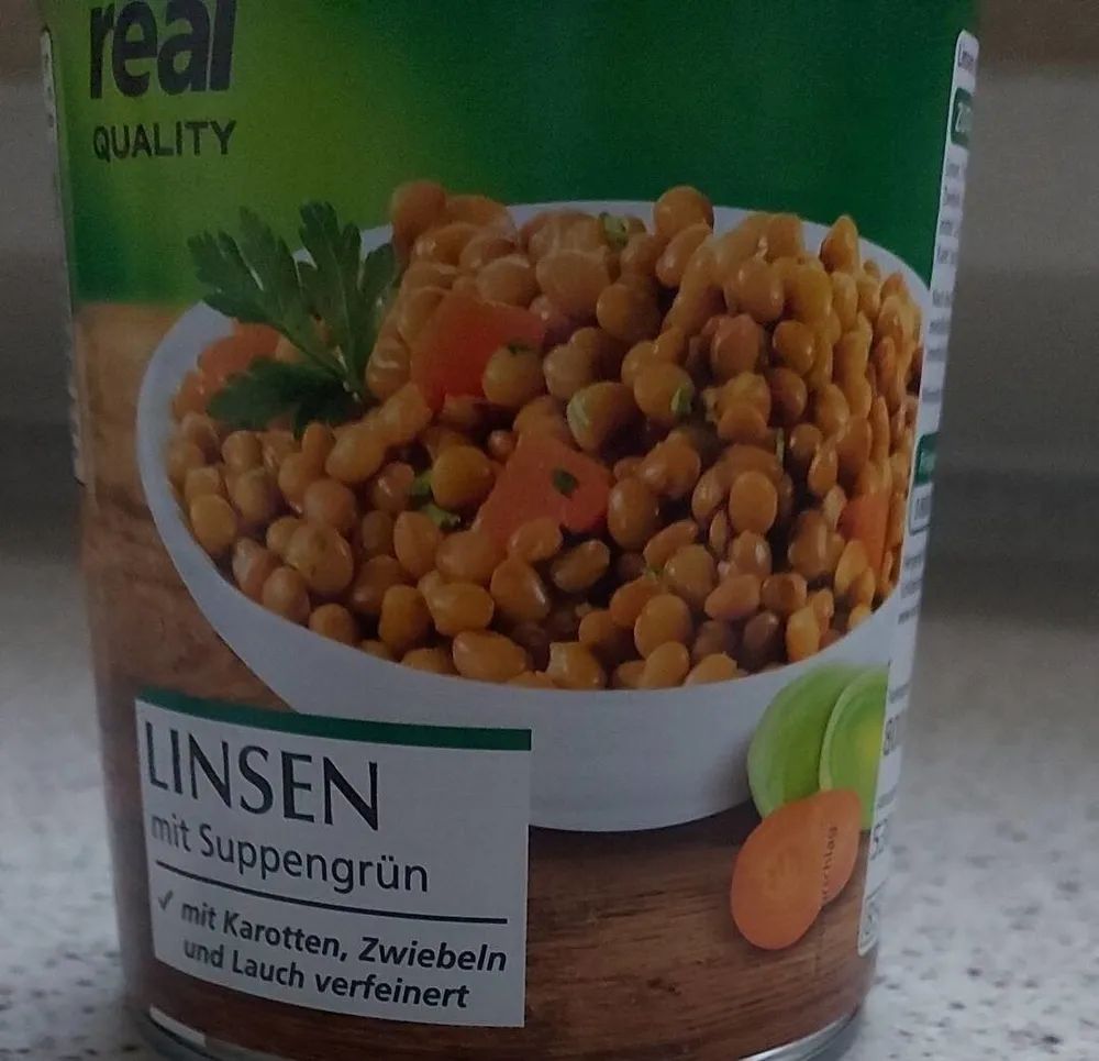 Linsen mit Suppengrün
