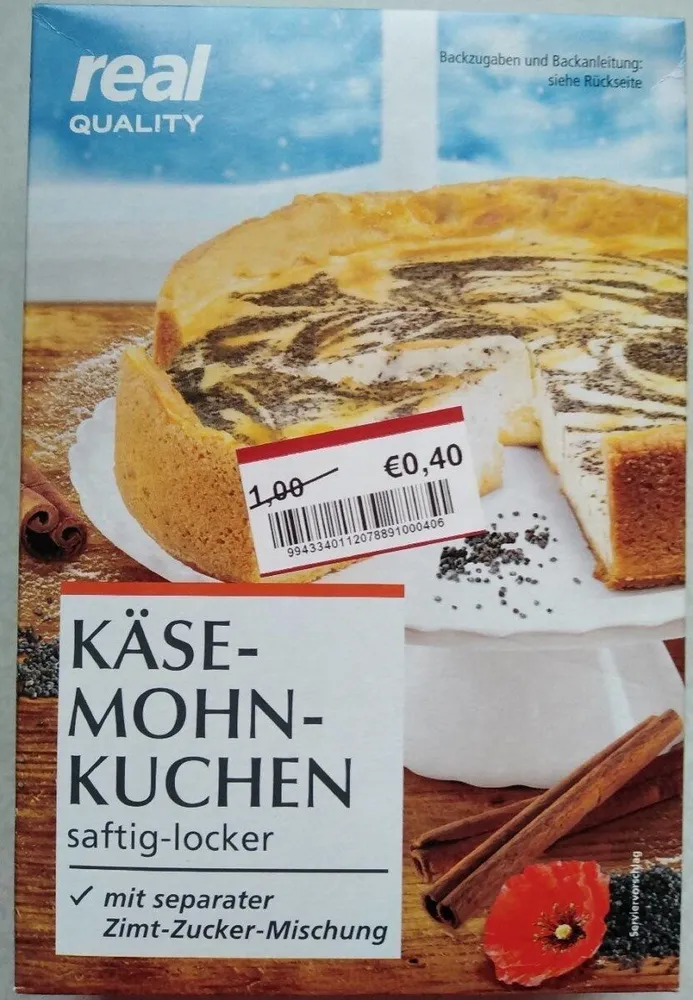 Käse Mohn Kuchen