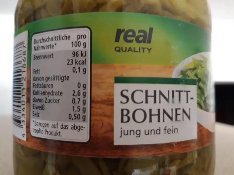 Real Schnittbohnen