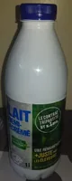 Lait demi écrémé en bouteille