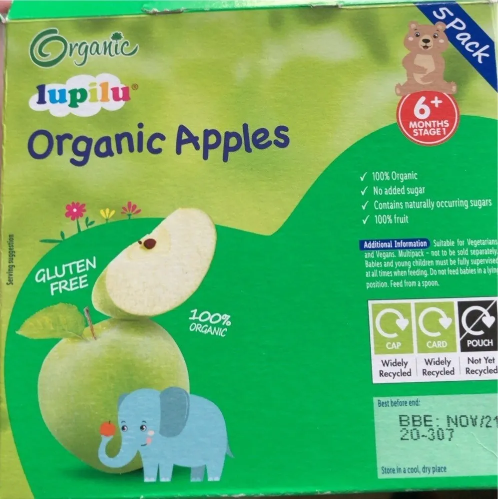 Organic Applesauce Pack