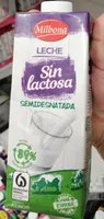Leche sin Lactosa semidesnatada