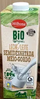 Leche Semidesnatada Bio Organic