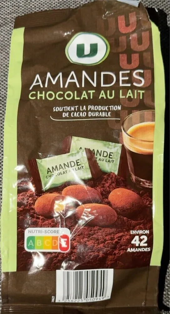 Amandes au chocolat au lait