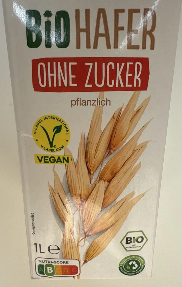 Bio Hafer Ohne Zucker