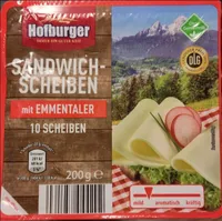 Emmentaler Sandwich Scheiben