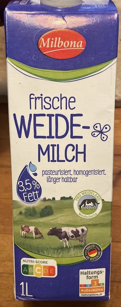 frische Weidemilch