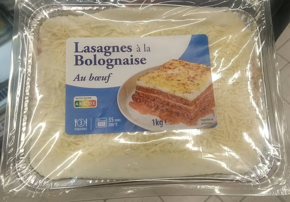 Lasagnes à la bolognaise