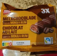 Chocolat au lait saveur moka rum