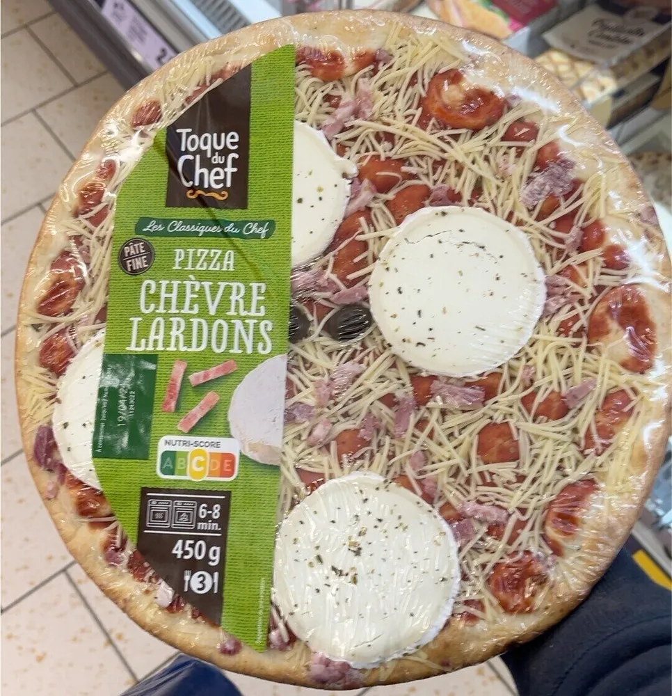 Pizza chèvre Lardon