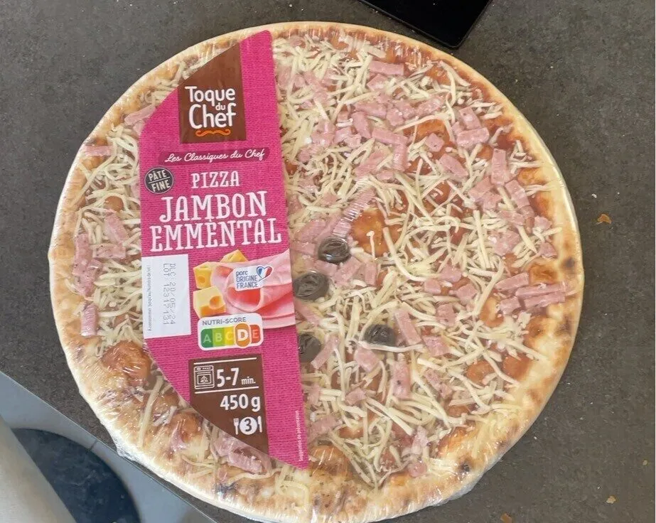 pizza jambon emmental