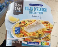 COLIN D'ALASKA SAUCE CITRON & son riz