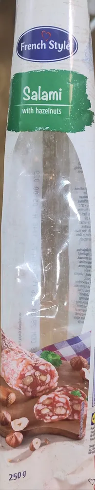 salami with hazelnut