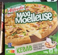 MAXI Moelleuse KEBAB POULET ÉPICÉ, OIGNONS, POIVRONS, SAUCE BLANCHE