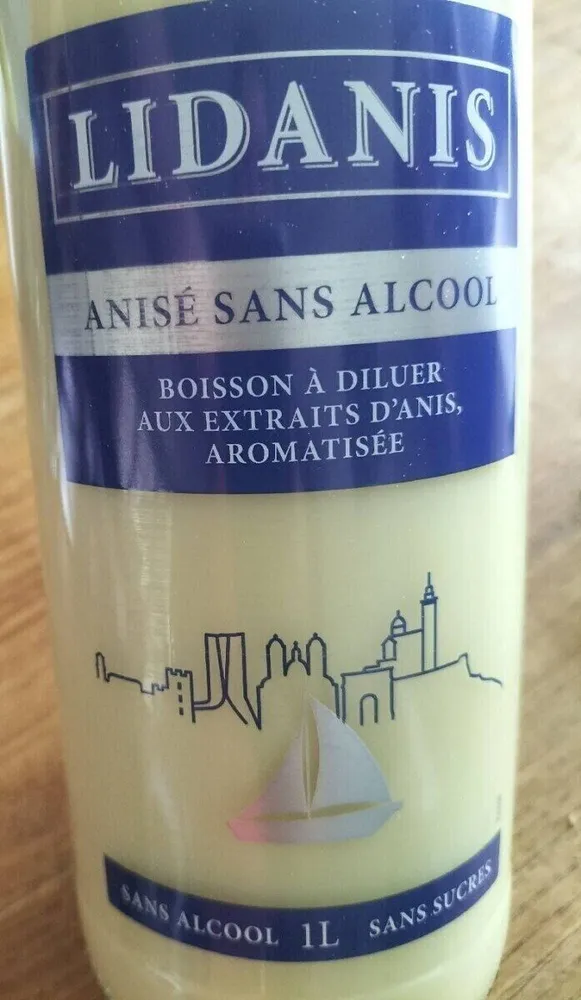 Pastis sans alcool lidanis