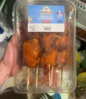Brochettes de de filet de poulet