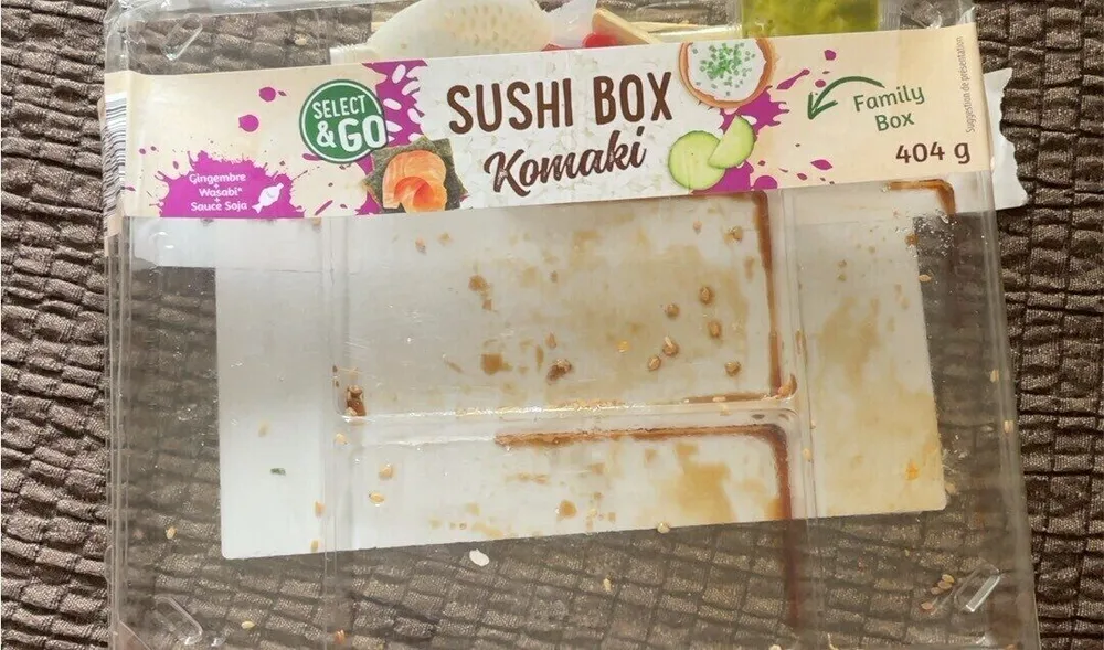 Sushi box komaki