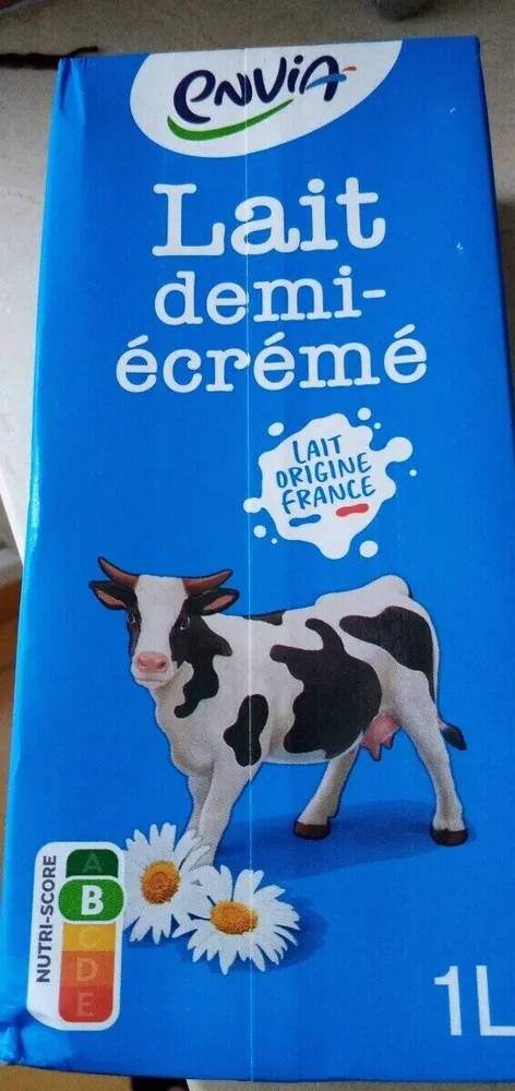 Lait demi écrémé