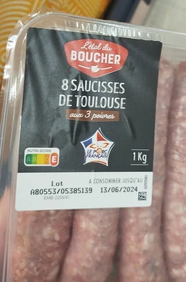Saucisses de toulouse
