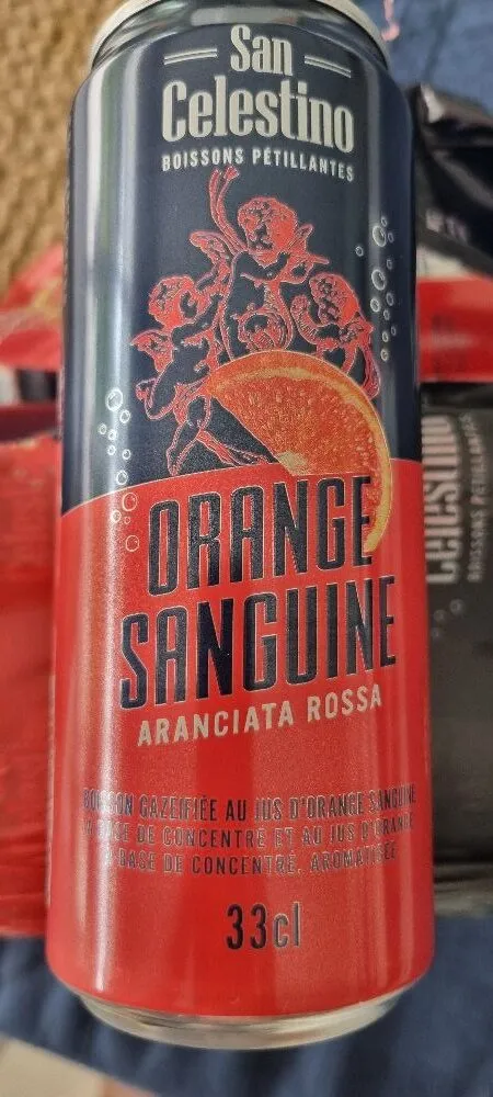 Boisson pétillante a l’orange sanguine
