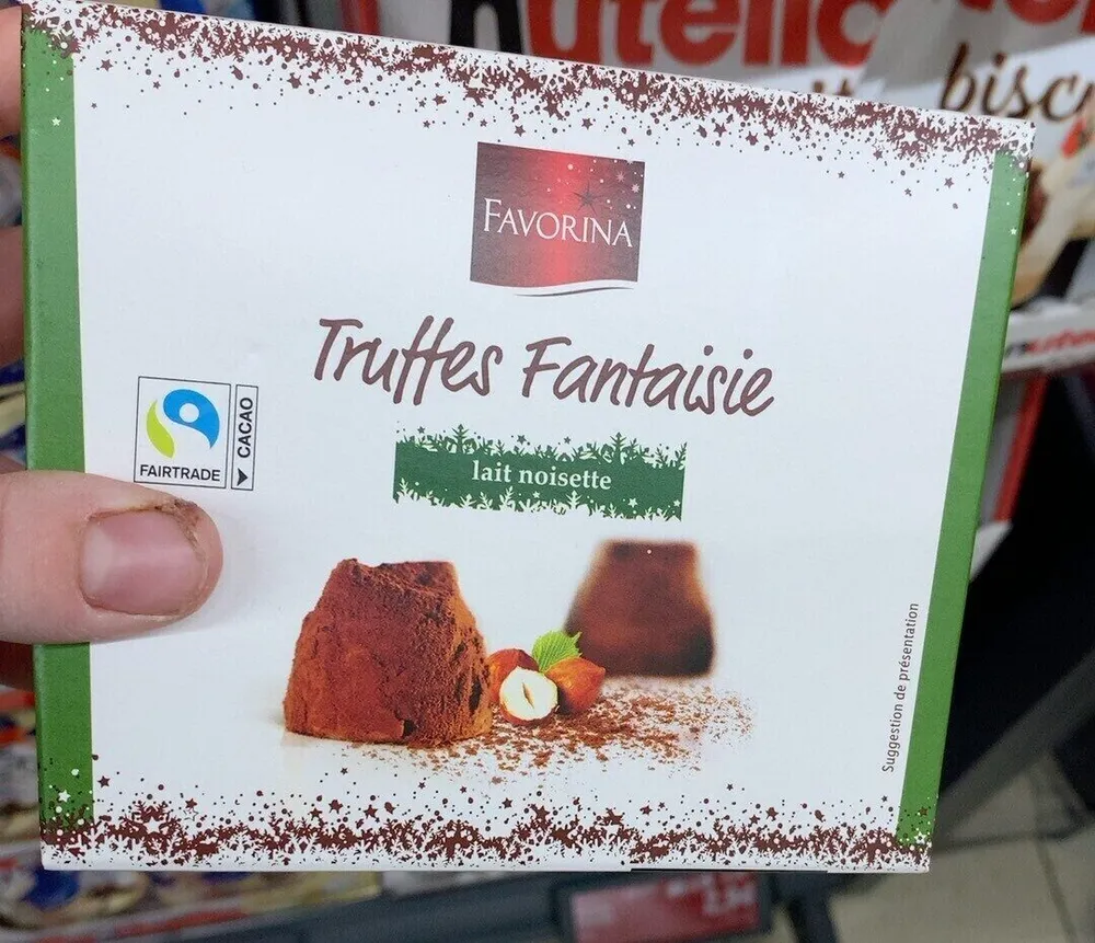 Truffes Fantaisie Lait Noisette