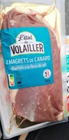 2 magrets de canard marinés à la fleur de sel