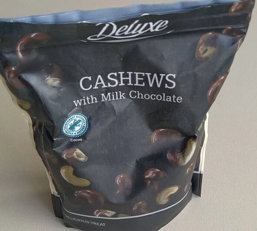 Cashews in Milchschokolade