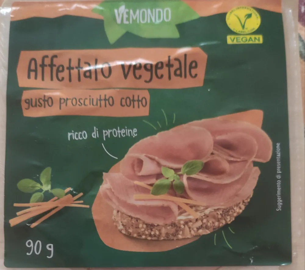 Affettato vegetale gusto prosciutto cotto