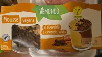 Mousse vegana cioccolato e caramello